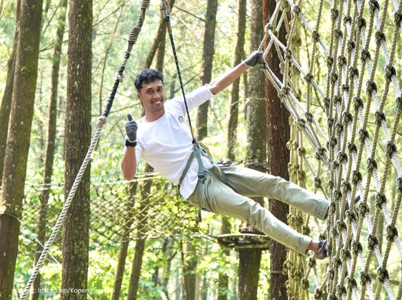 kopeng treetop adventure park